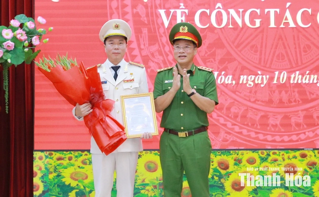 Đại tá Hoàng Quốc Việt giữ chức Giám đốc Công an tỉnh Thanh Hóa